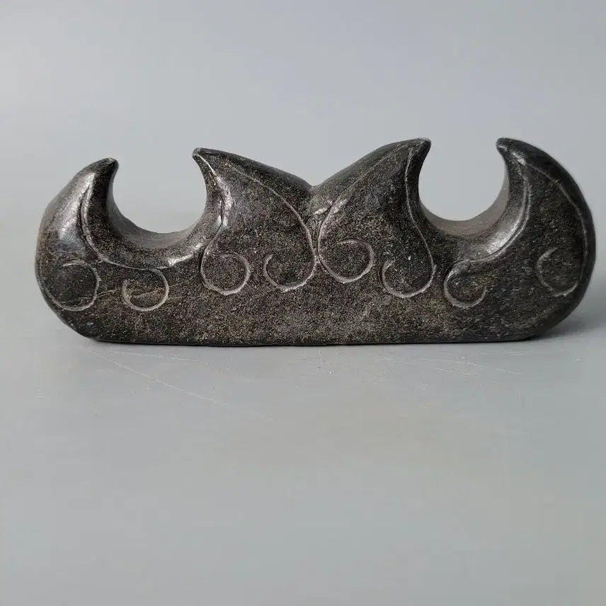 [BUNJANG] Unique Black Jade Stone "Pilga" Brush Holder / 독특한 흑옥석 필가