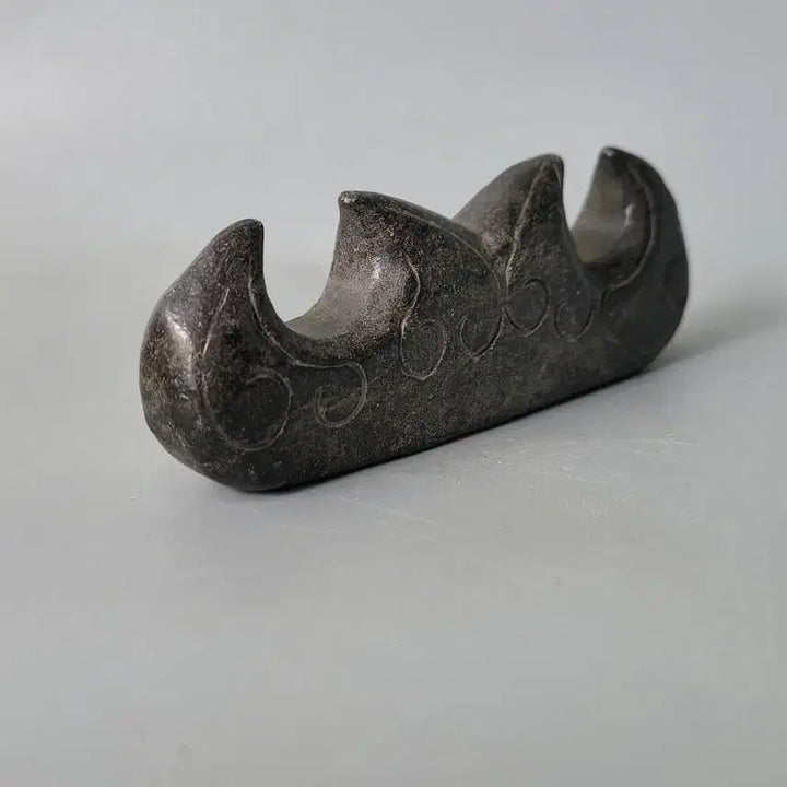 [BUNJANG] Unique Black Jade Stone "Pilga" Brush Holder / 독특한 흑옥석 필가