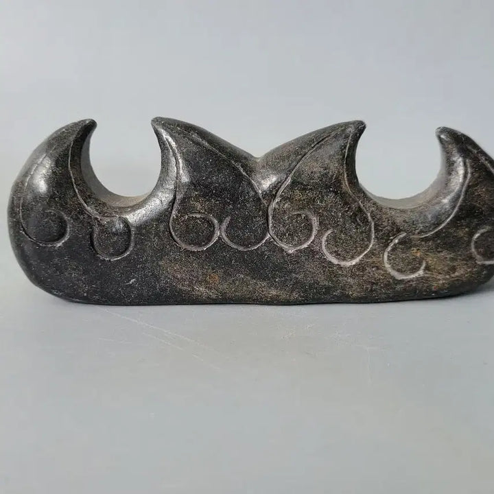 [BUNJANG] Unique Black Jade Stone "Pilga" Brush Holder / 독특한 흑옥석 필가
