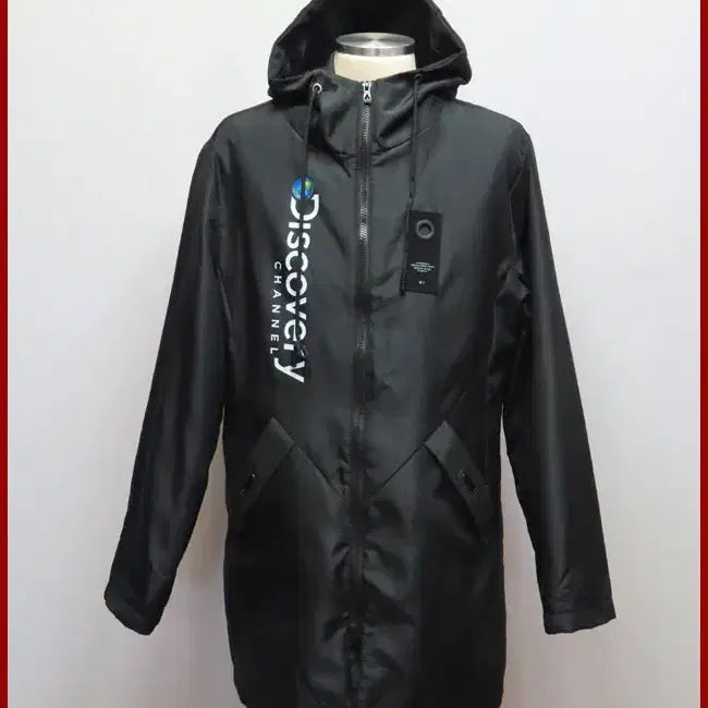 [BUNJANG] Discovery Black Hooded Long Jacket Size 100 / 디스커버리/검정색 후드롱자켓/100사이즈/따봉구제(F-15)
