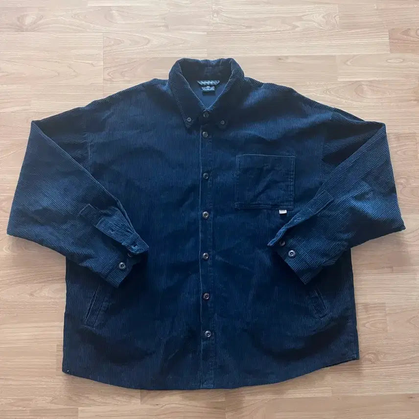 [BUNJANG] WVProject Pretzel Corduroy Shirt Navy M / WVPROJECT 프레첼 코듀로이 셔츠 네이비 M 공용 더블유브이프로젝트