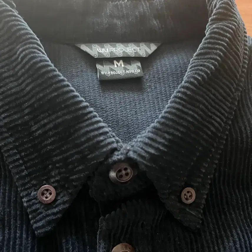 [BUNJANG] WVProject Pretzel Corduroy Shirt Navy M / WVPROJECT 프레첼 코듀로이 셔츠 네이비 M 공용 더블유브이프로젝트