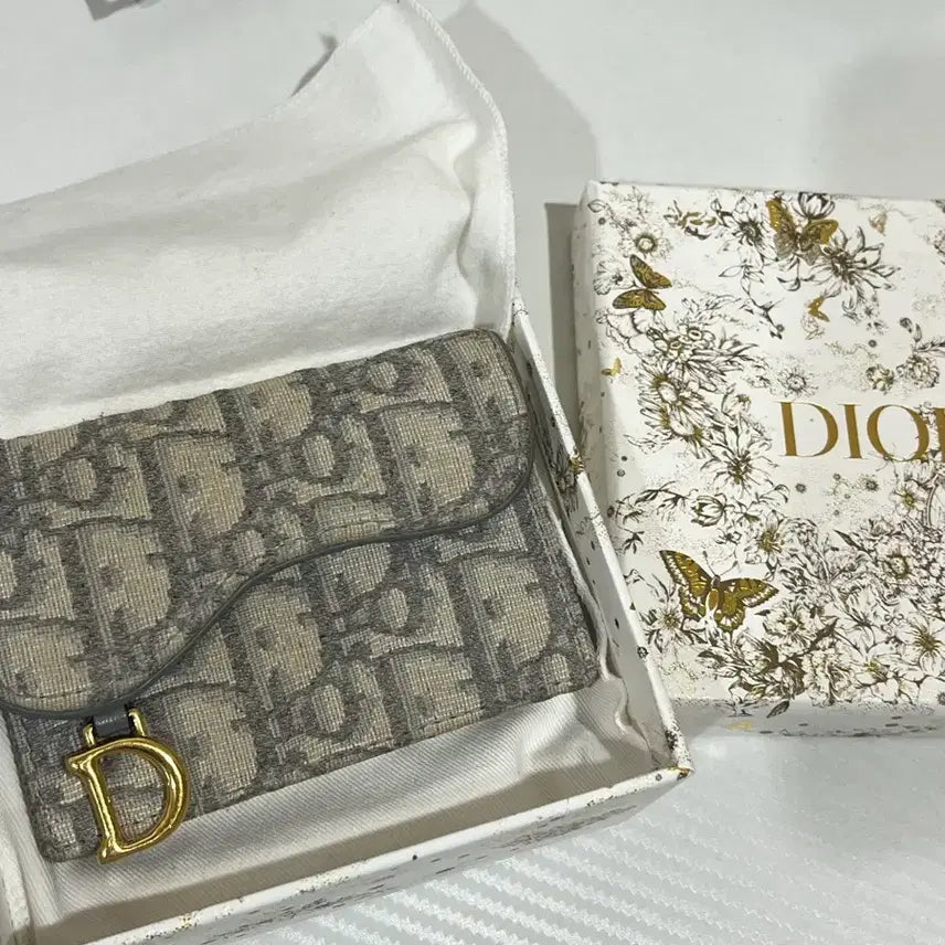 [BUNJANG] Dior Oblique Saddle Card Holder / 디올 오블리크 새들 카드지갑
