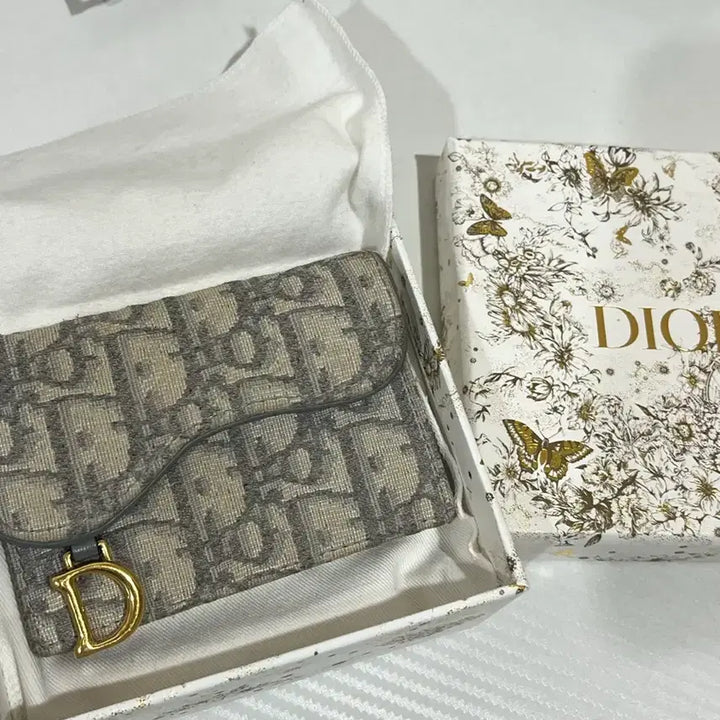 [BUNJANG] Dior Oblique Saddle Card Holder / 디올 오블리크 새들 카드지갑