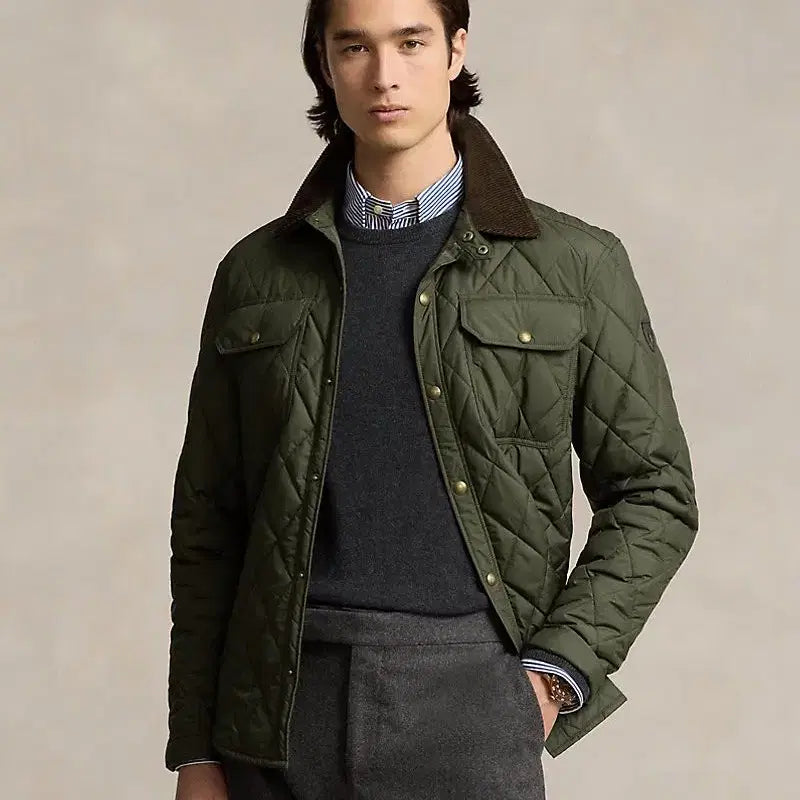 [BUNJANG] Polo Ralph Lauren Corduroy Quilted Jacket / 폴로 랄프로렌 코듀로이 퀼팅 자켓