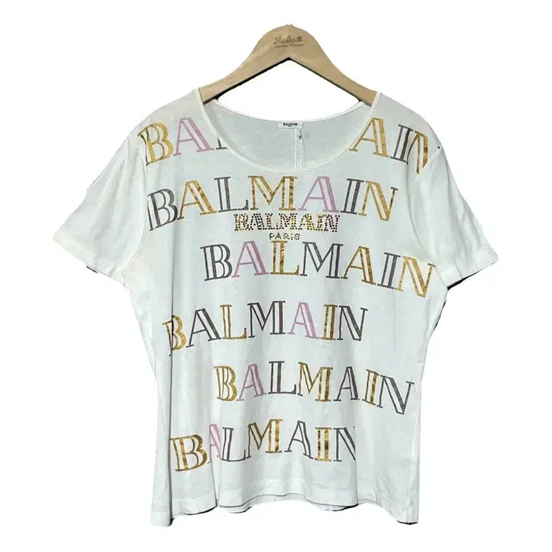 [BUNJANG] Balmain Short Sleeve T-Shirt / A3409 [BALMAIN] 발망 반팔 티 L