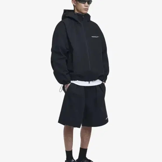 [BUNJANG] NOMANUAL Penon Windshell Windbreaker Black L / 노매뉴얼 바람막이(L)