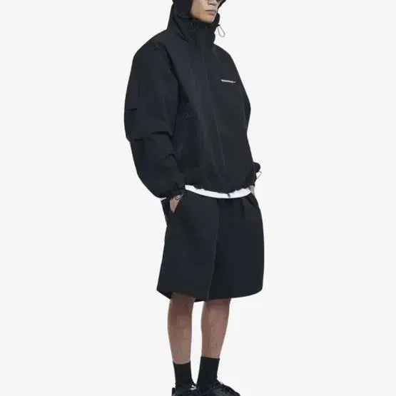 [BUNJANG] NOMANUAL Penon Windshell Windbreaker Black L / 노매뉴얼 바람막이(L)