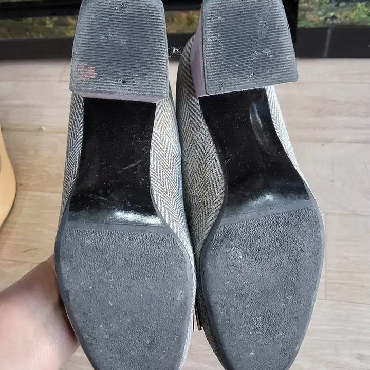 [BUNJANG] Herringbone Ribbon Detail Women&