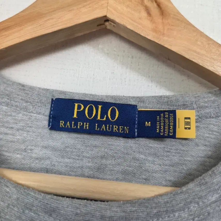 [BUNJANG] Polo Ralph Lauren Grey Sweatshirt M / 폴로랄프로렌 그레이 맨투맨 M