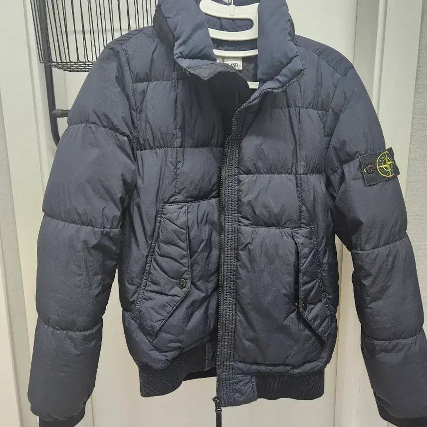 [BUNJANG] Stone Island Crinkle Reps Padded Jacket Size S / [S급/정품] 스톤아일랜드 크링클랩스 패딩 S사이즈