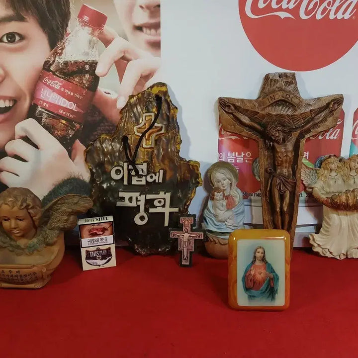 [BUNJANG] Antique Catholic Religious Items Set (7 Pieces) / 옛날 카톨릭 성물 7점
