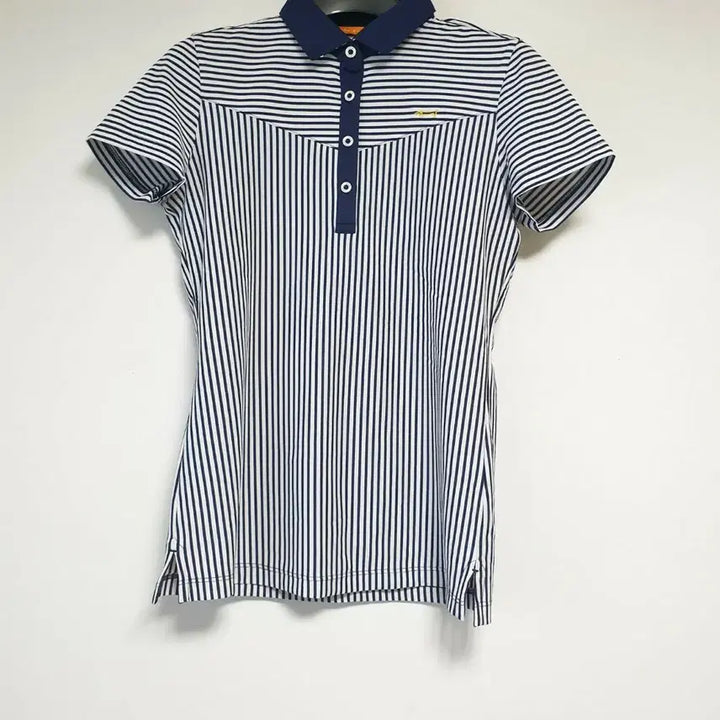 [BUNJANG] Louis Castel Striped Short Sleeve Polo Shirt / 루이까스텔 스트라이프 반팔 카라 티셔츠