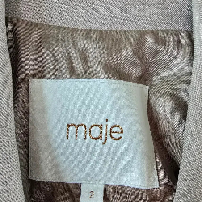 [BUNJANG] Maje Linen Jacket / 마쥬 린넨 자켓 (82-88-160)