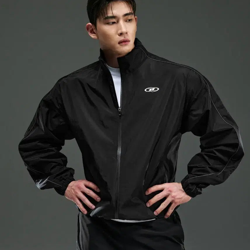 [BUNJANG] Born to Win 26SS Chrome Logo Sideline Track Jacket / 본투윈 26ss 크롬로고 사이드라인 트랙자켓