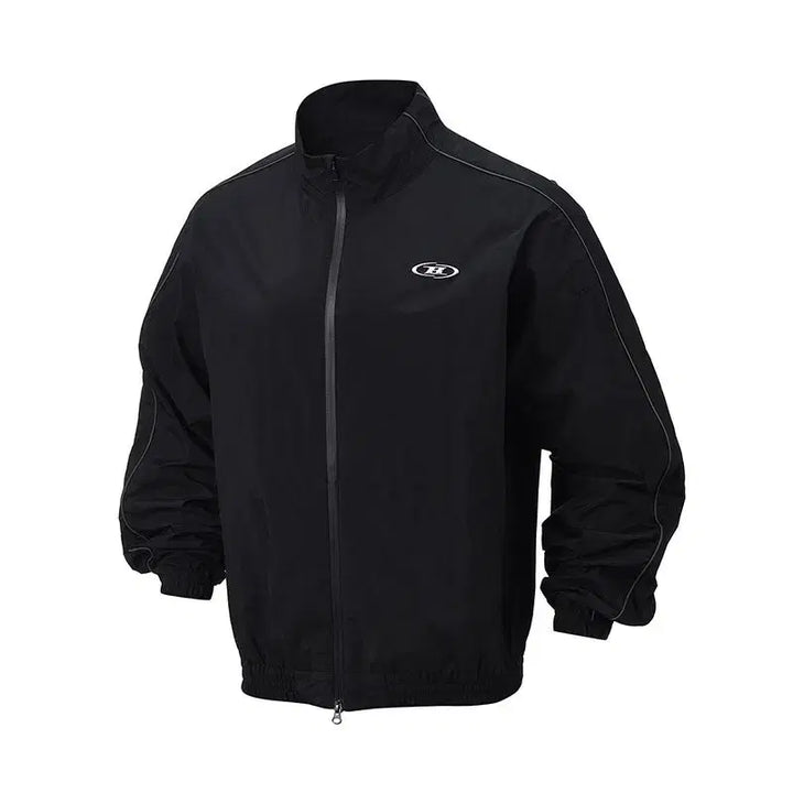[BUNJANG] Born to Win 26SS Chrome Logo Sideline Track Jacket / 본투윈 26ss 크롬로고 사이드라인 트랙자켓