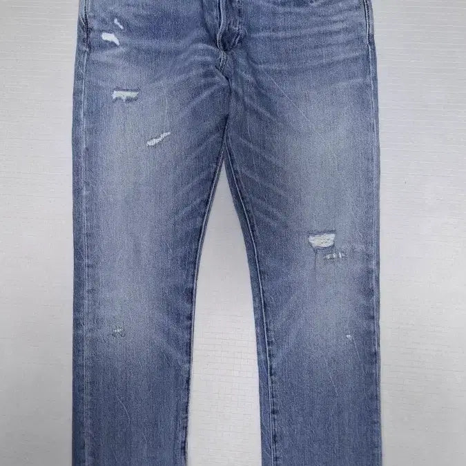 [BUNJANG] Polo Ralph Lauren Sullivan Slim Premium Stretch Distressed Denim Jeans W31 / (정품 매장판) 폴로랄프로렌 찢청 프리미엄 데님팬츠 31