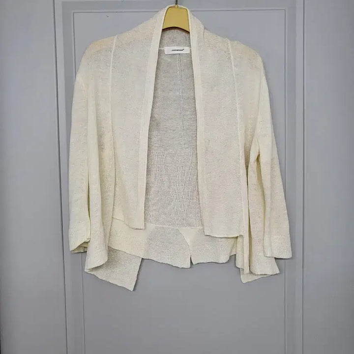 [BUNJANG] Yohanex Linen Cardigan Ivory / 요하넥스. 아이보리 린넨 가디건