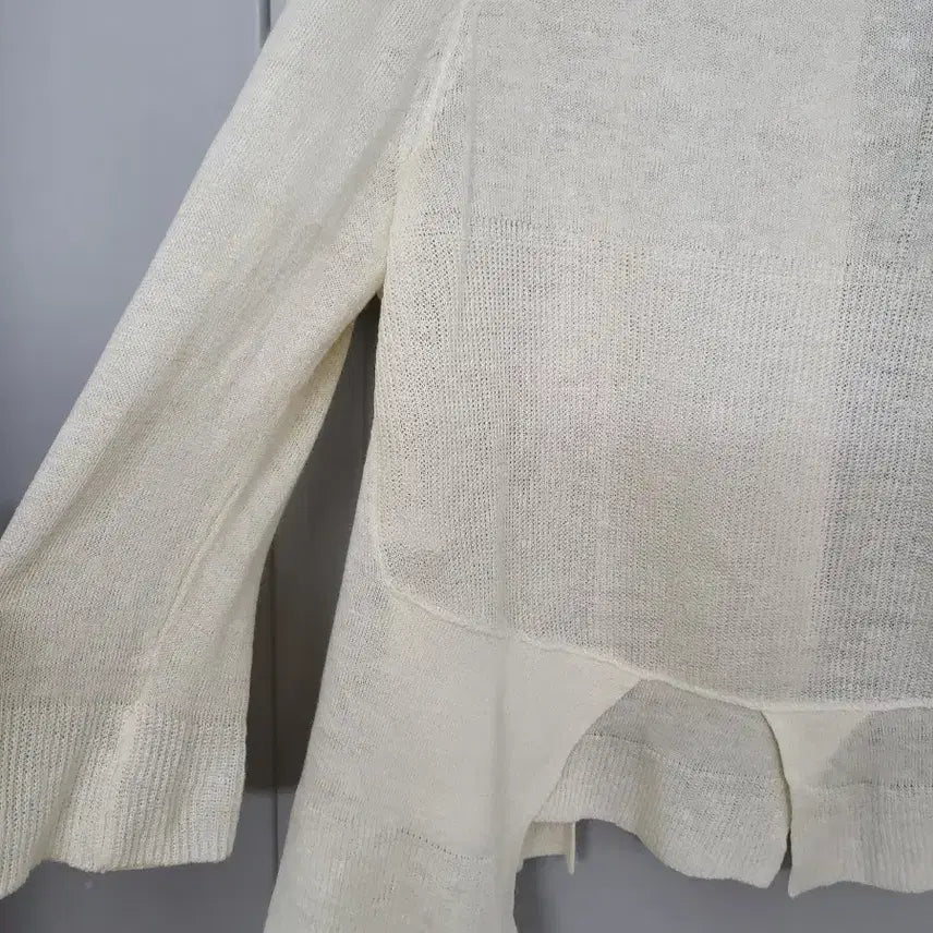 [BUNJANG] Yohanex Linen Cardigan Ivory / 요하넥스. 아이보리 린넨 가디건
