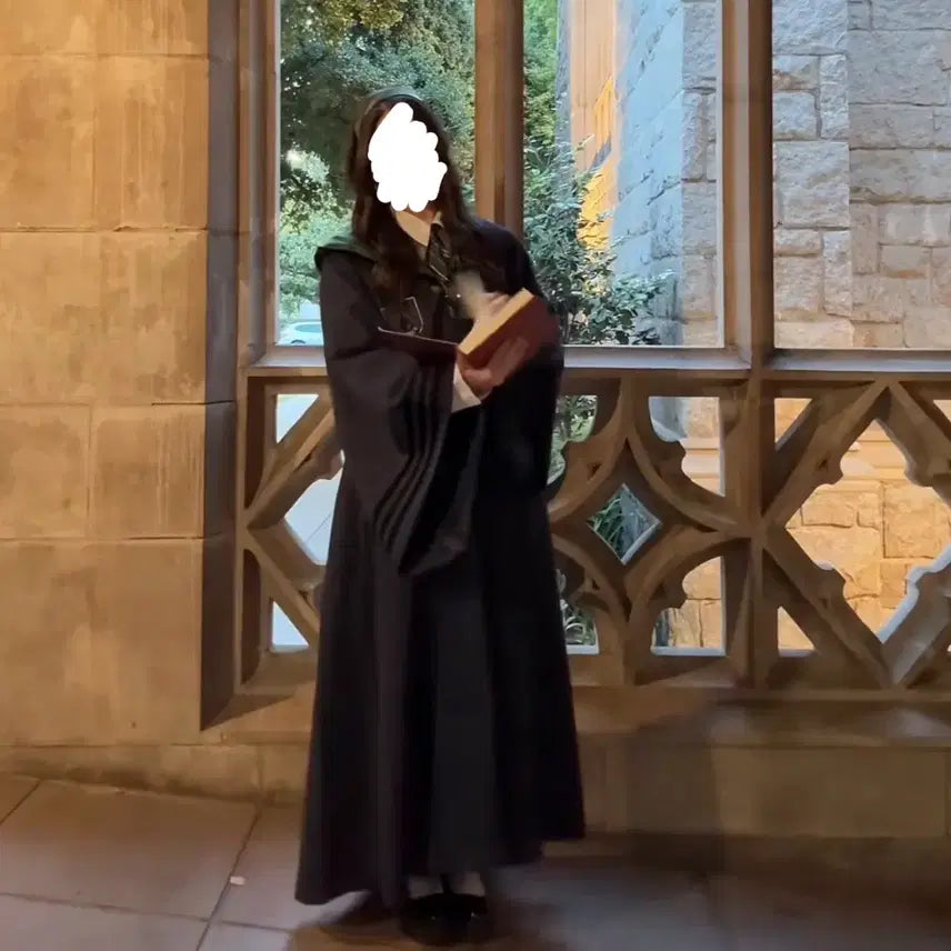 [BUNJANG] Harry Potter Slytherin Robe Costume Set Rental / 해리포터 슬리데린 망토 코스튬 세트 대여