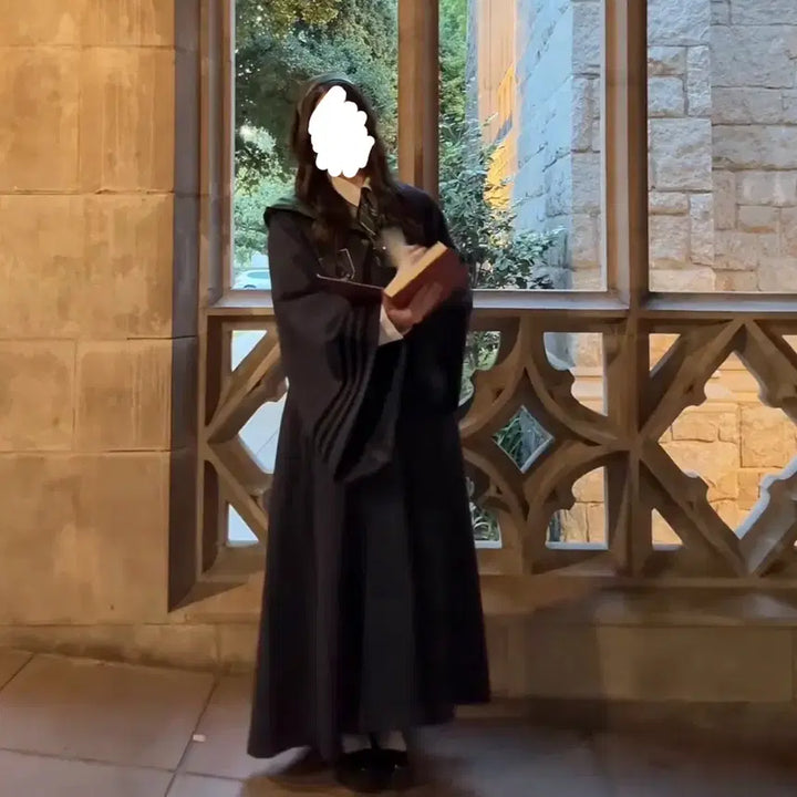 [BUNJANG] Harry Potter Slytherin Robe Costume Set Rental / 해리포터 슬리데린 망토 코스튬 세트 대여