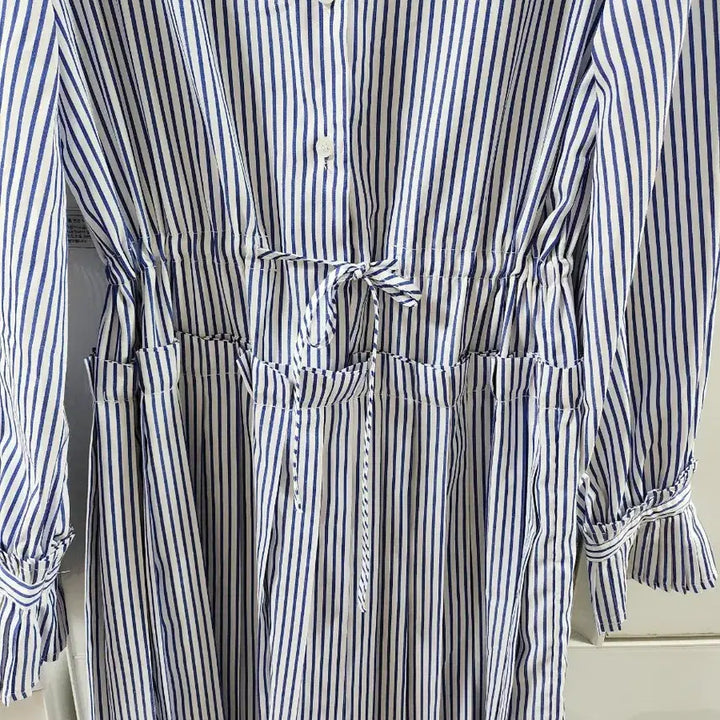 [BUNJANG] 140 Avenue Stripe Long Dress / 140에비뉴