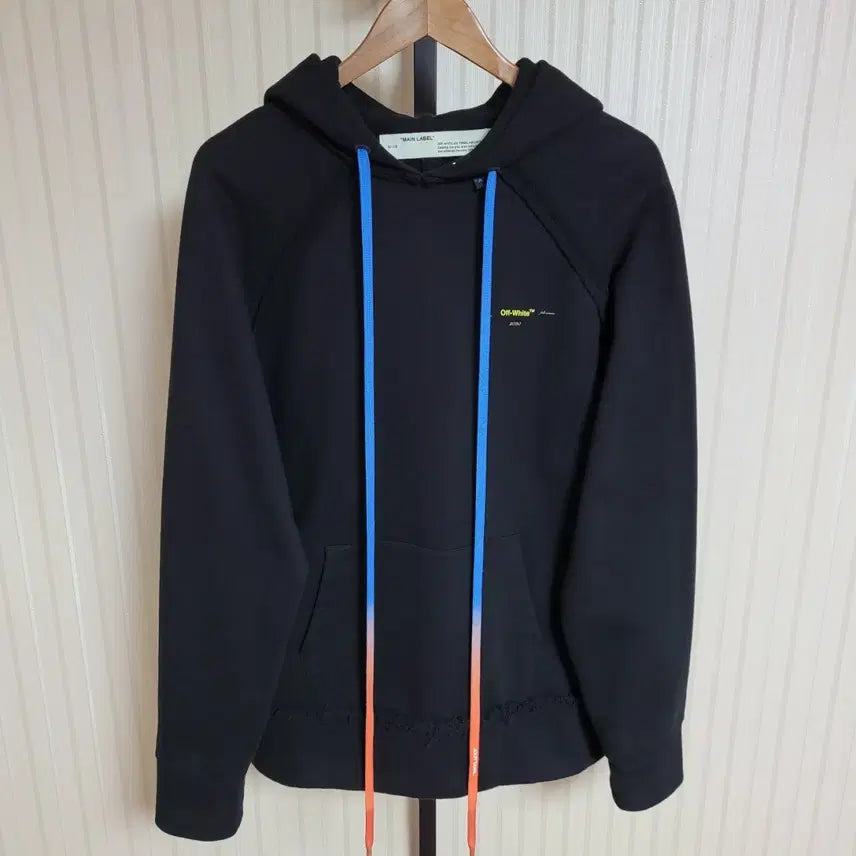 [BUNJANG] Off-White Black Acrylic Arrows Oversized Hoodie / [XXS] 오프화이트 블랙 아크릴 애로우 오버핏 후드티