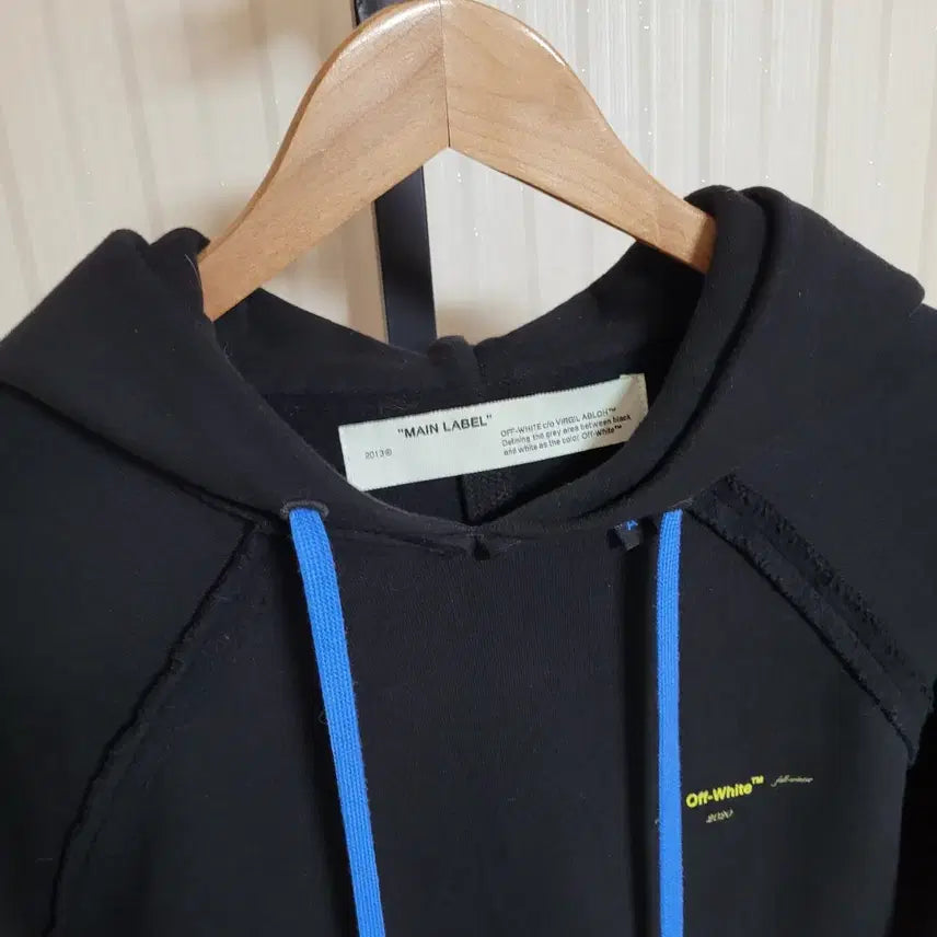 [BUNJANG] Off-White Black Acrylic Arrows Oversized Hoodie / [XXS] 오프화이트 블랙 아크릴 애로우 오버핏 후드티
