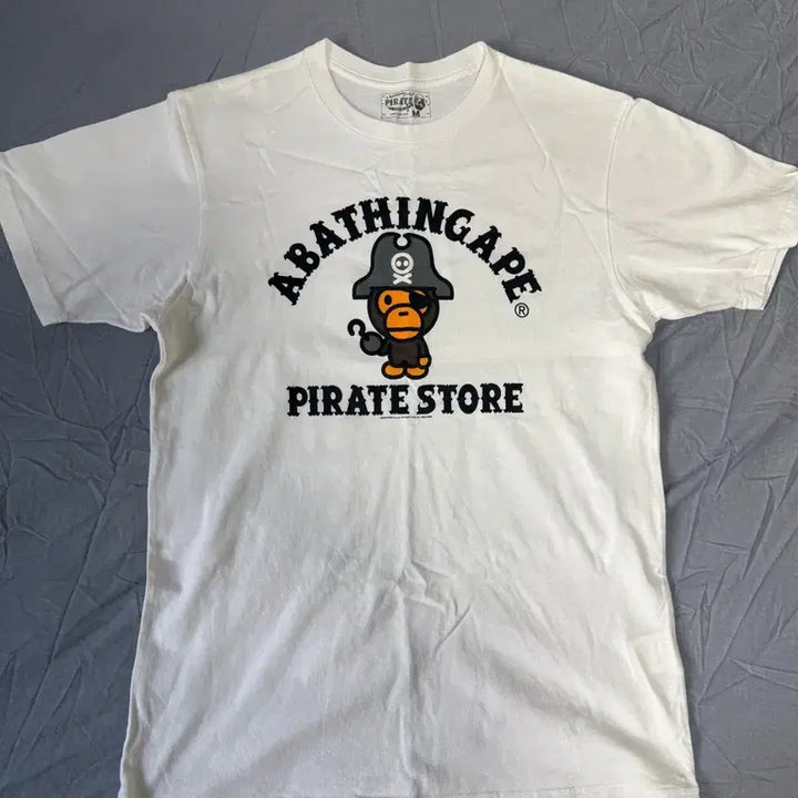 [BUNJANG] BAPE Pirate Milo Short Sleeve T-Shirt M / 베이프 해적마일로 반팔티 M