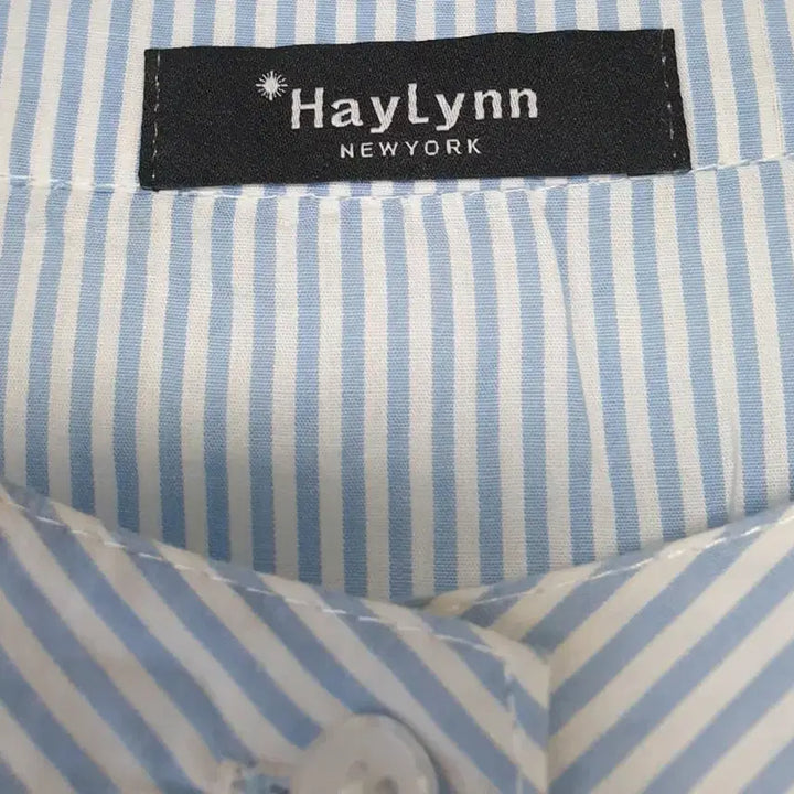 [BUNJANG] HayLynn Striped Puff Sleeve Shirt Blouse / HayLynn 스트라이프 셔츠 블라우스