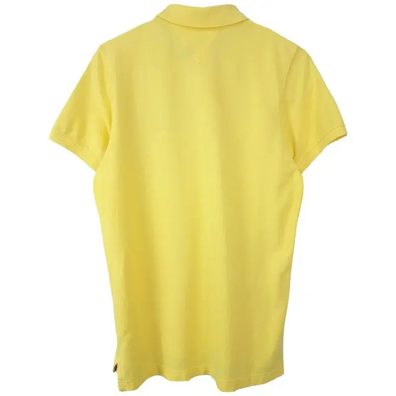[BUNJANG] Tommy Hilfiger Logo Patch Polo Shirt Lemon / 타미힐피거 로고 패치 카라티 레몬 M20410