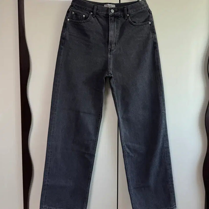 [BUNJANG] Bluebrick Wide Denim Dark Grey 2 / 블루브릭 와이드데님 다크그레이 2