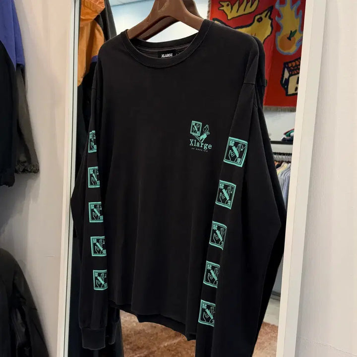[BUNJANG] XLarge Fading Cut-off Long Sleeve Shirt / XLarge 엑스라지 페이딩 컷오프 롱슬리브
