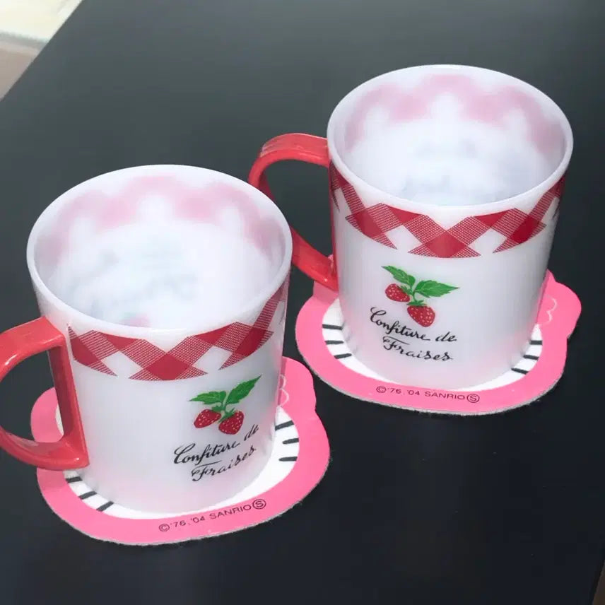 [BUNJANG] Sanrio Hello Kitty 2004 Coaster Set / 고전 2004 헬로키티 티코스터