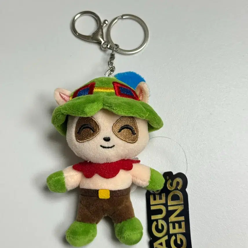 [BUNJANG] League of Legends Teemo Plush Keychain 10cm / 리그오브레전드 오리지널 티모 인형 키링 새상품 정품 롤 10cm