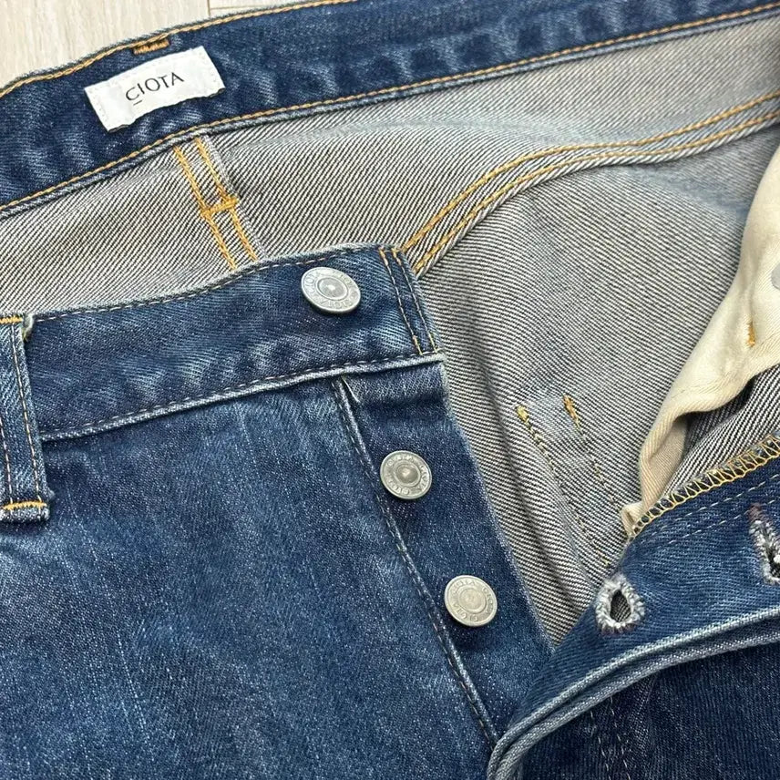 [BUNJANG] CIOTA 5P Straight Dark Blue Denim Jeans Size 32 / 시오타 5p 스트레이트 다크블루 32사이즈