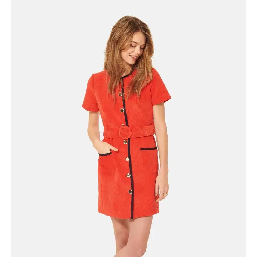 [BUNJANG] Tara Jarmon Corduroy Dress T40 / 타라 자몽 코듀로이 원피스 T40