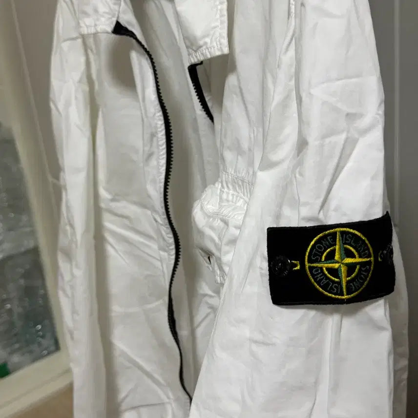 [BUNJANG] Stone Island 21SS Old Effect Overshirt White L / 21ss 스톤아일랜드 올드이펙트 오버셔츠 화이트 L사이즈