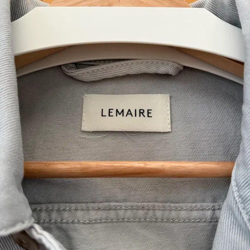 [BUNJANG] Lemaire Boxy Jacket Snow Blue Grey / 르메르 박시 자켓 스노우 블루 그레이 (S)