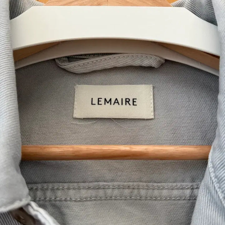 [BUNJANG] Lemaire Boxy Jacket Snow Blue Grey / 르메르 박시 자켓 스노우 블루 그레이 (S)