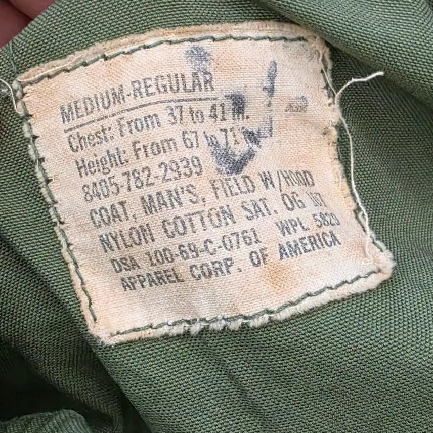 [BUNJANG] 1969 M65 2nd Generation Field Jacket (M-R, 103-105 Size) / [최종할인] 69년 M65 2세대 필드자켓 M-R 103사이즈감