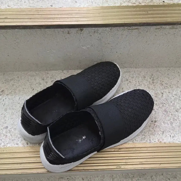 [BUNJANG] Spigen Black Mesh Slip-On Sneakers 265 / 슈펜 블랙 메쉬 슬립온 운동화 265