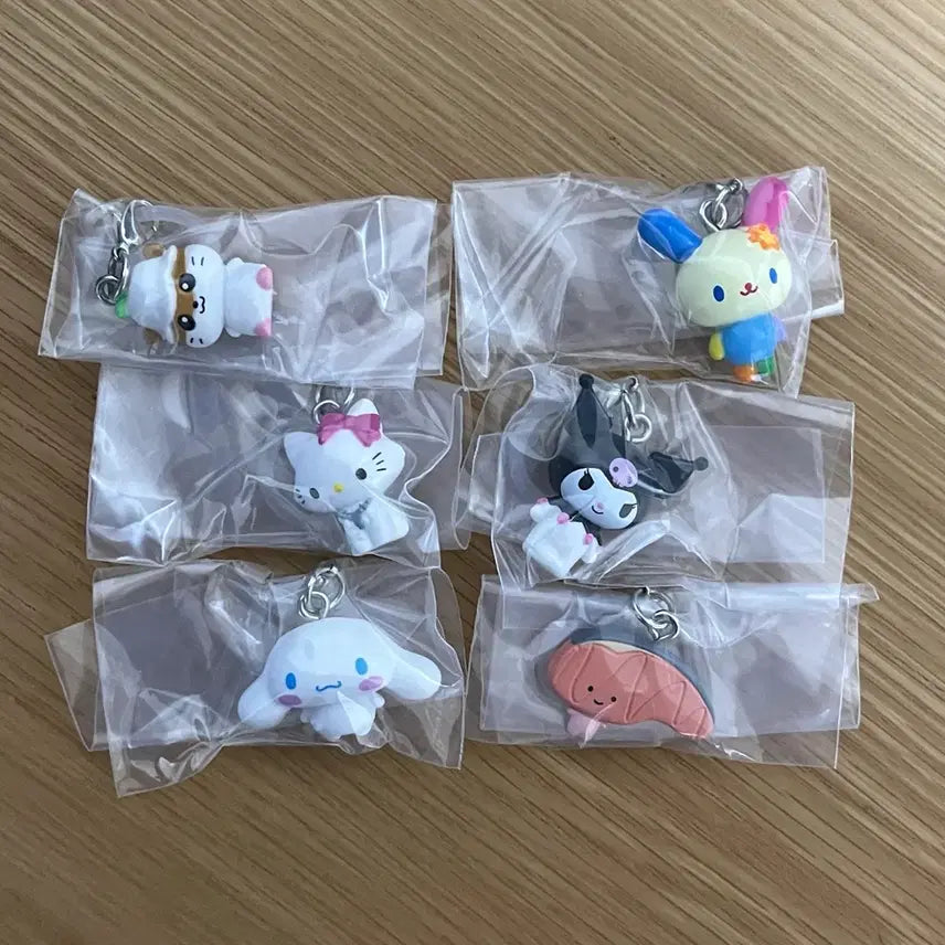 [BUNJANG] Sanrio Characters All Stars 2nd Edition Metal Charm Set / (6종세트)산리오 캐릭터즈 올스타즈 메지루시 2탄