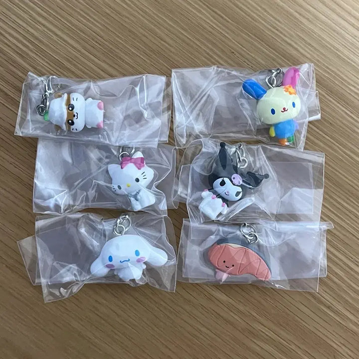 [BUNJANG] Sanrio Characters All Stars 2nd Edition Metal Charm Set / (6종세트)산리오 캐릭터즈 올스타즈 메지루시 2탄