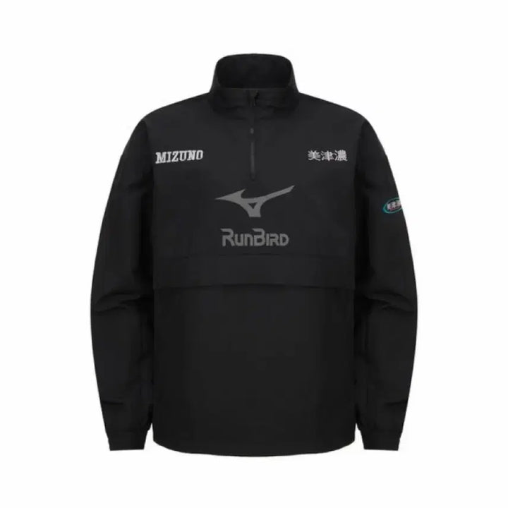 [BUNJANG] Mizuno Heritage Anorak Black M (Sealed) / 미즈노 헤리티지 아노락 [블랙/M/미개봉]