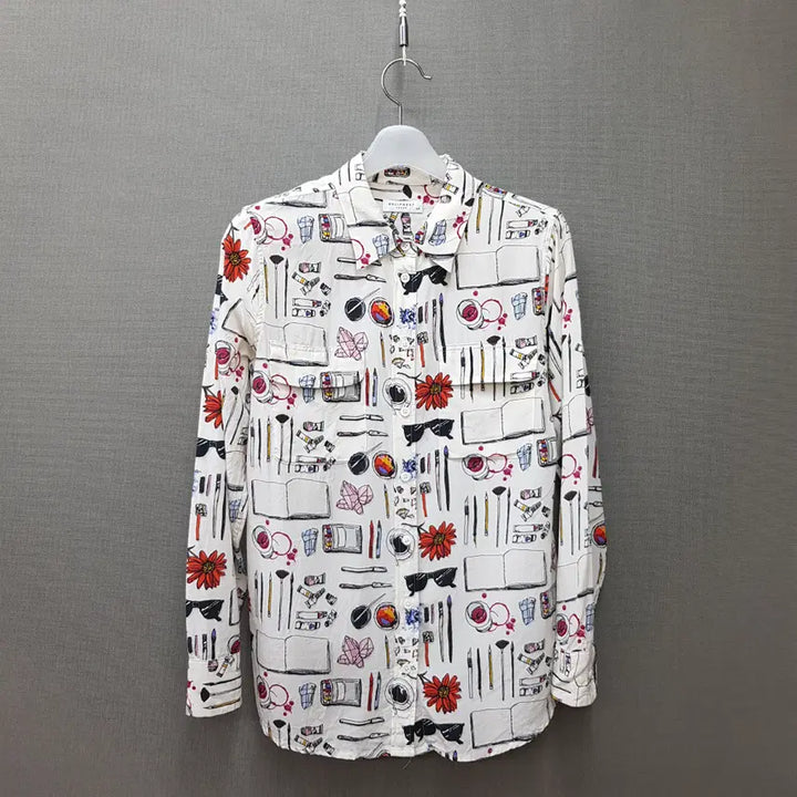 [BUNJANG] Equipment Silk Art Printing Shirt Blouse Size S / 이큅먼트 실크 아트 프린팅 셔츠 블라우스 S사이즈