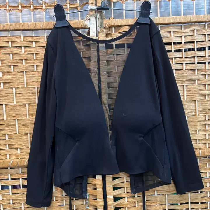 [BUNJANG] Black See-Through T-Shirt / 블랙 시스루 티셔츠