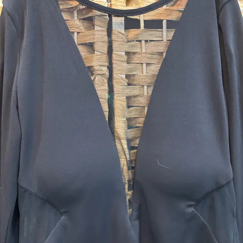 [BUNJANG] Black See-Through T-Shirt / 블랙 시스루 티셔츠