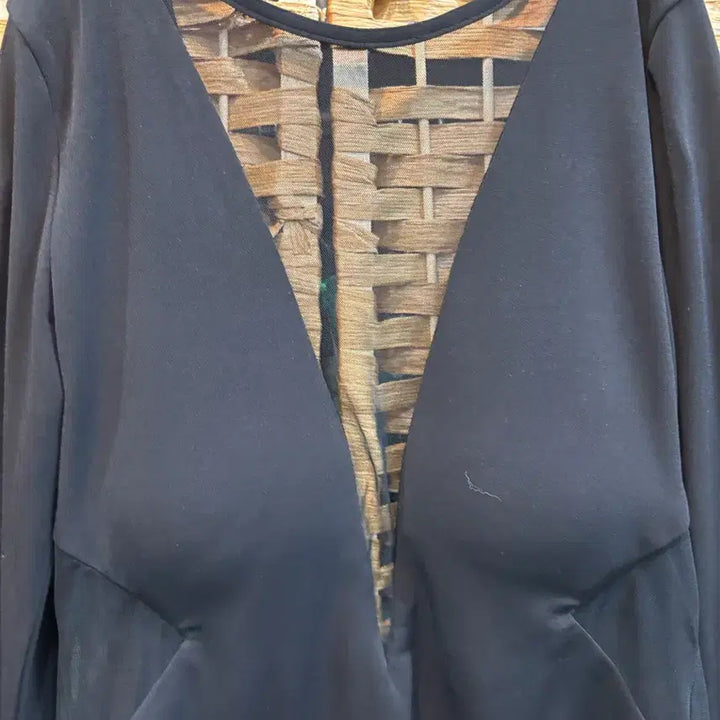 [BUNJANG] Black See-Through T-Shirt / 블랙 시스루 티셔츠