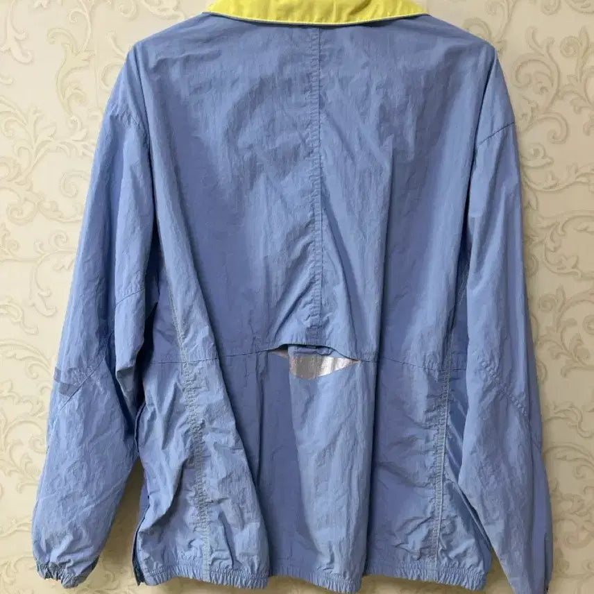 [BUNJANG] New Balance Anorak Jacket Sky Blue Windbreaker / 뉴발란스 아노락 자켓 하늘색 소라색 바람막이NBNMA13033